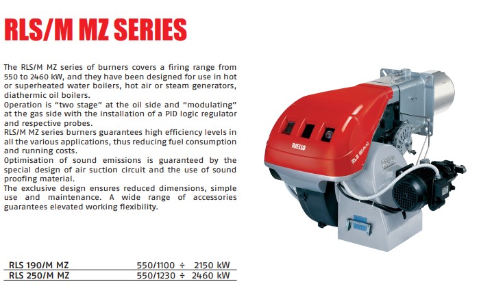 Riello Rls BURNER RIELLO RLS 190 GAS DAN SOLAR - BOILERS BURNER