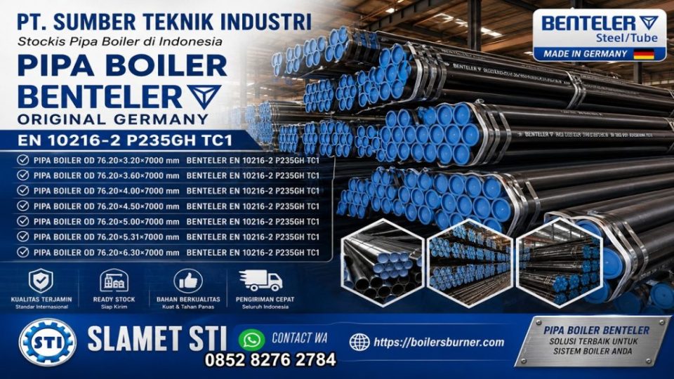 pipa boiler OD 76 PROFIL