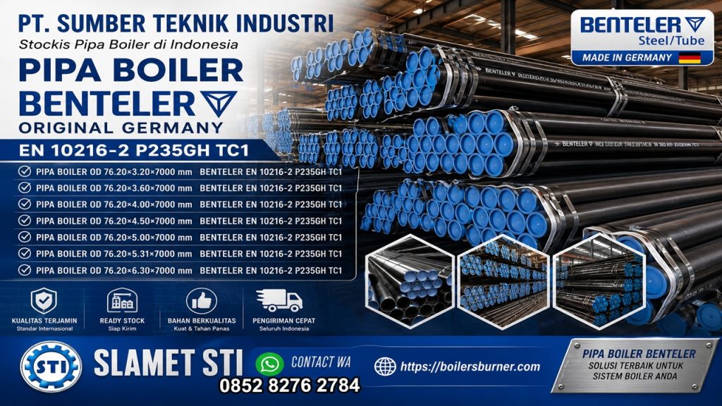 pipa boiler OD 76 PROFIL